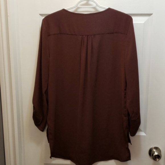VERO MODA Long Sleeve Crepe Blouse - Picture 2 of 4
